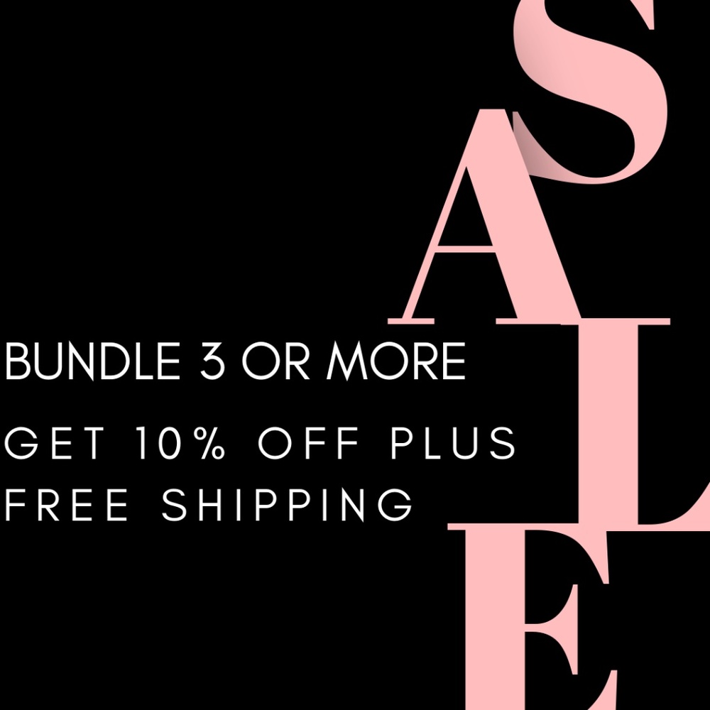 Bundle 3 or More Items!!!